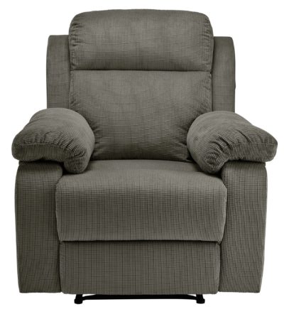 Collection New Bradley Manual Recliner Chair - Charcoal.